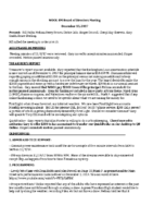 WOOL Board Minutes 13DEC17