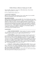 Meeting Minutes 11APR18