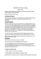 WOOL Board Minutes 08AUG18