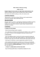 WOOL Board Minutes 10OCT18