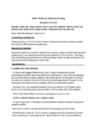 WOOL Board Minutes 12DEC18