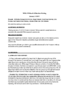 WOOL Board Minutes 09JAN19