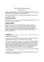 WOOL Board Minutes 13FEB19