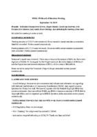 WOOL Board Minutes 11SEP19