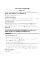 WOOL Board Minutes 09JAN20