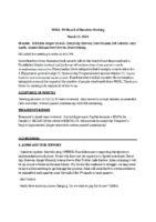 WOOL Board Minutes 11MAR20